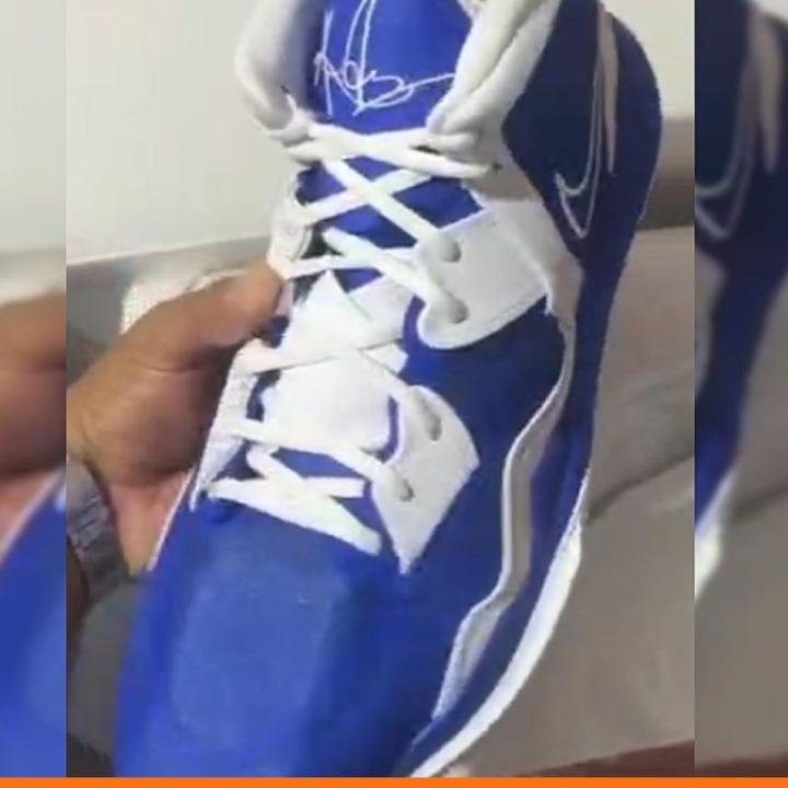 Zapatilla Nike Kyrie Infinity 8 Game Royal White - Detalle de Amortiguación y Suela SNEAKERGEKO