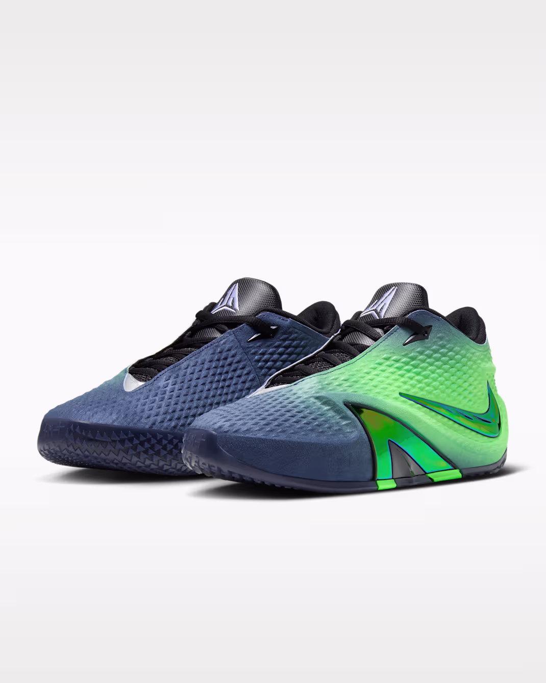 Zapatilla Nike Ja 4 Nightmare Volt & Obsidian - Vista 2 SNEAKERGEKO