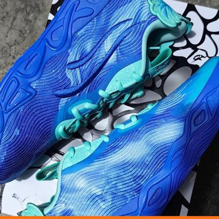 Zapatilla Puma MB.04 LaMelo Ball Team Blue - Detalle de Amortiguación y Suela SNEAKERGEKO